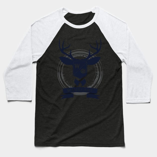 Wheelart Deer head Baseball T-Shirt by Wheelart